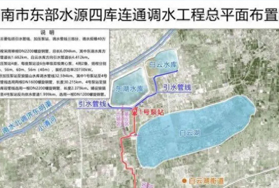 濟南市東部水源四庫連通調水工程