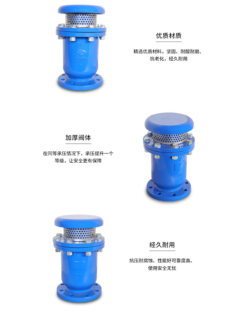 復合式高速進排氣閥