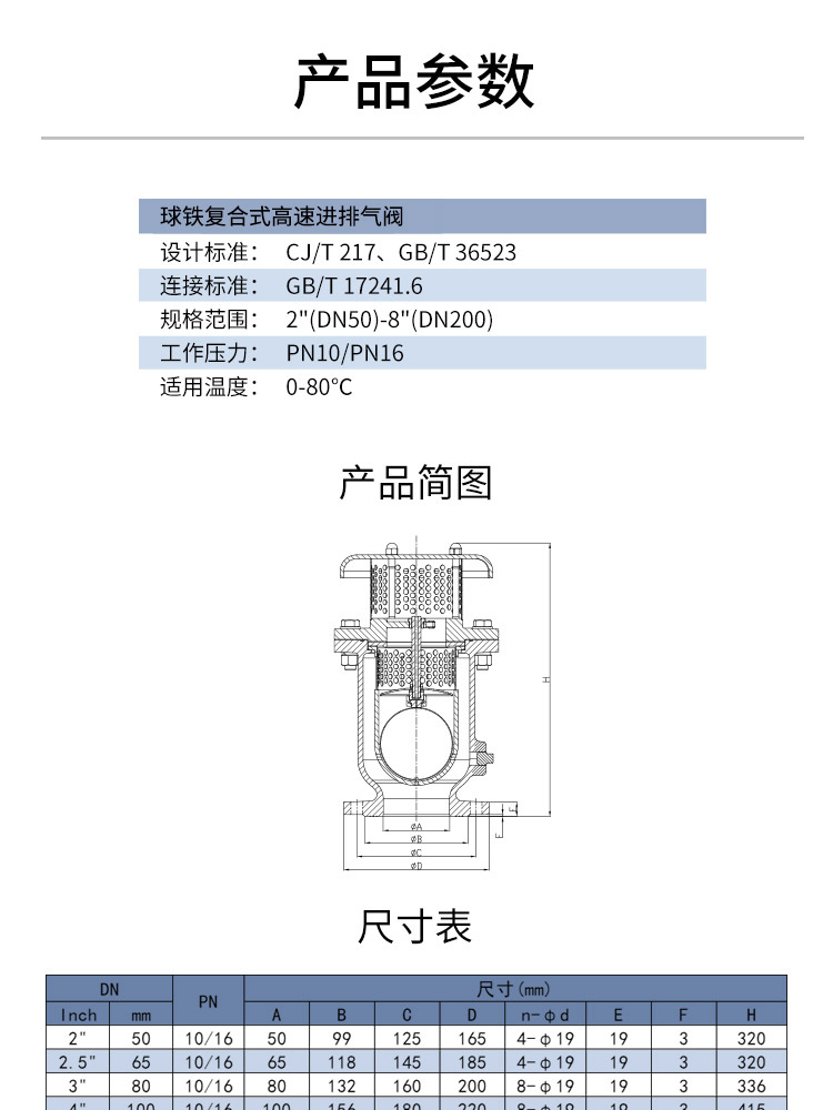 復合式高速進排氣閥