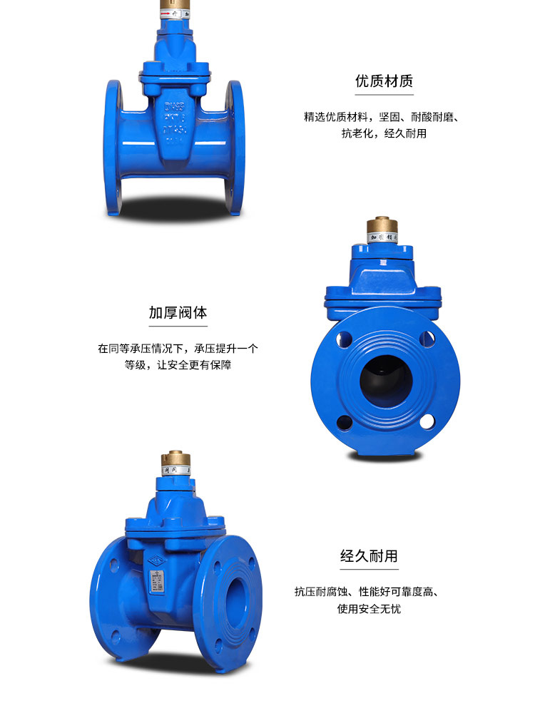 法蘭暗桿軟密封磁加密閘閥