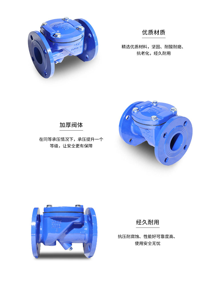 膠瓣式旋啟式止回閥