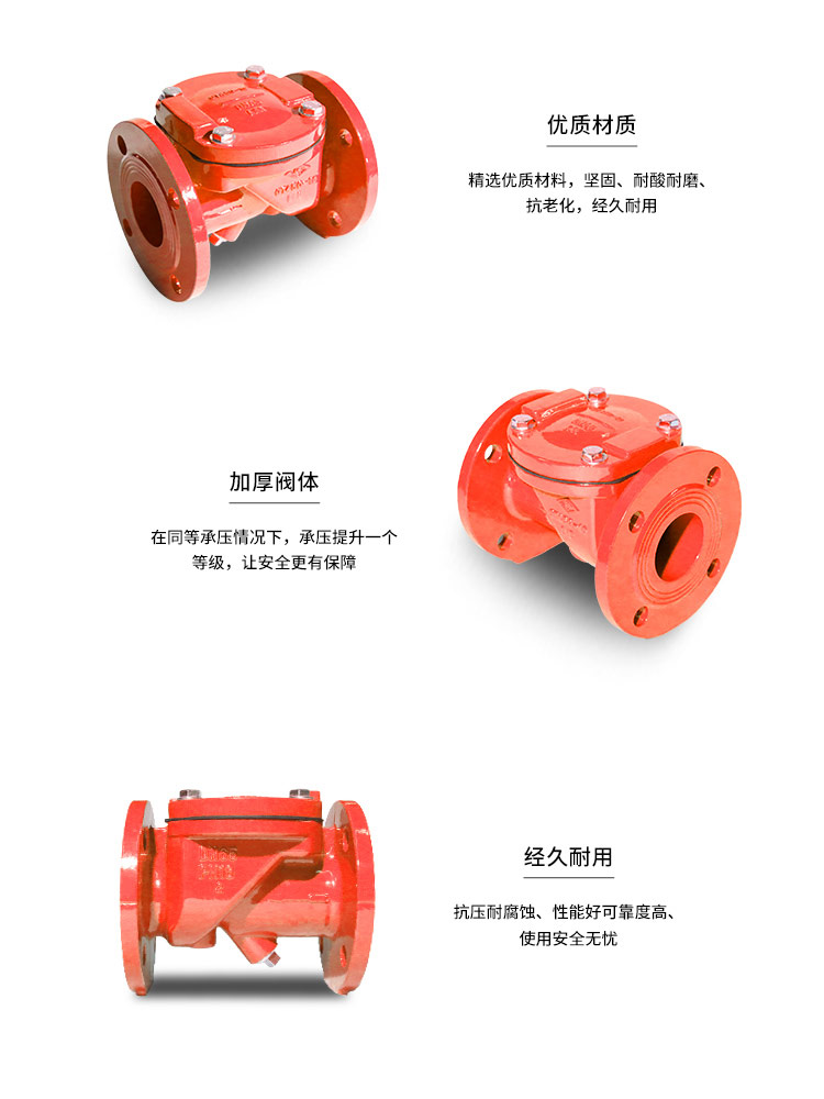 膠瓣式旋啟式止回閥